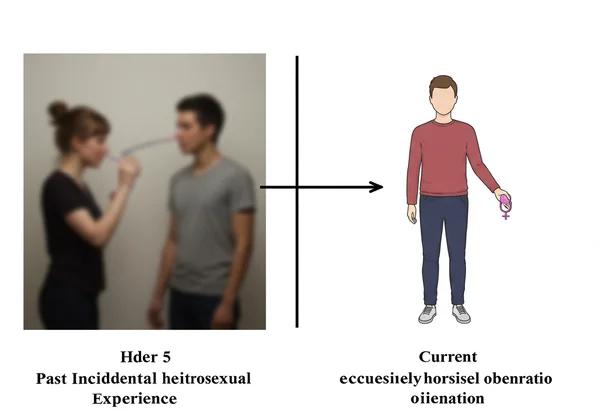 Timeline separating past experiences from current identity