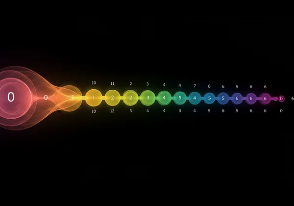 Abstract representation of the Kinsey Scale spectrum, 0-6