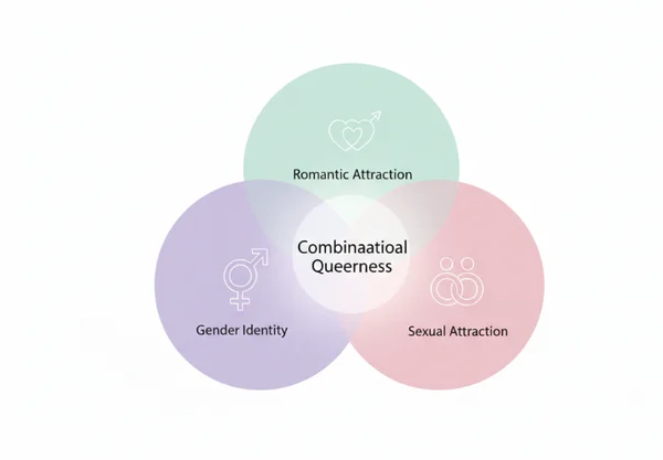 A clean infographic-style illustration showing overlapping translucent circles labeled