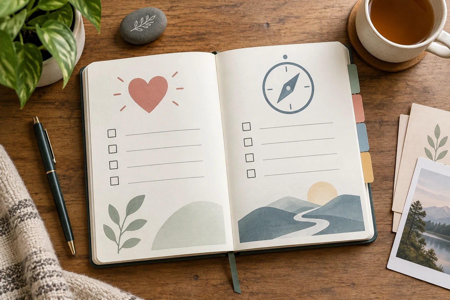Calm checklist for attraction patterns